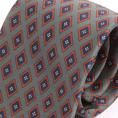 Basil Green Vintage Diamond Mac-Inspired IMS Print Tie - Tie Doctor