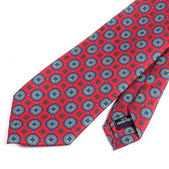 Marcello Red Motif IMS Tie - Tie Doctor