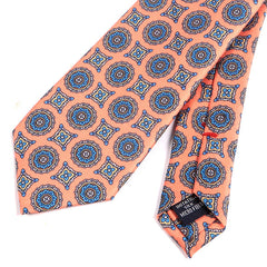 Soft Orange Mac-Inspired IMS Medallion Tie - Tie Doctor