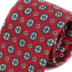 Retro Red Motif IMS Tie - Tie Doctor