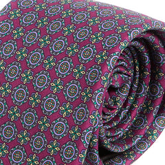Purple Henna Medallion Tie - Tie Doctor