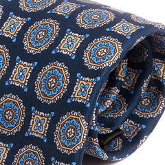 Soft Blue Mac-Inspired IMS Medallion Tie - Tie Doctor