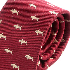 Red Shark Tie - Tie Doctor