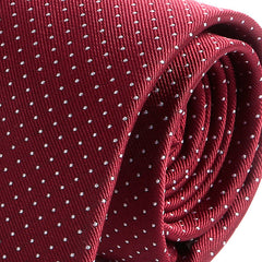 Subtle Red Mini Dots 7.5cm Ply Tie - Tie Doctor