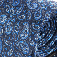 Blue Mini Paisley Print Tie - Tie Doctor