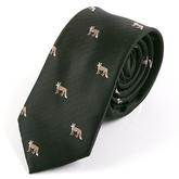 Black & Brown Fox Tie 6.5cm