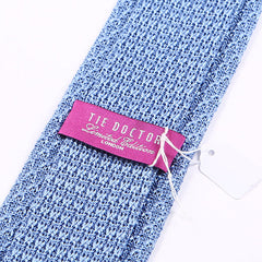 Royal Blue Iza Pointed Silk Knitted Tie - Tie Doctor