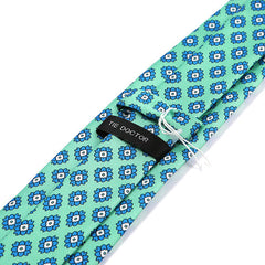 Amadi Light Green Floral IMS Tie 7.5cm - Tie Doctor