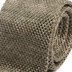 Pear Green Mesh Silk Knitted Tie 6cm - Tie Doctor