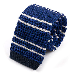 Blue Marine Club Silk Knitted Tie