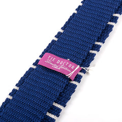 Blue Marine Club Silk Knitted Tie