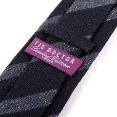 Blue Ashcroft Striped Wool Tie 8cm