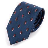 Penguin Parade Xmas Motif Tie
