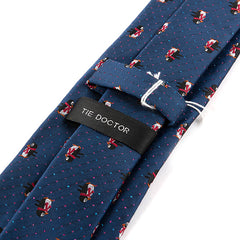 Penguin Parade Xmas Motif Tie