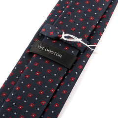 Navy Blue Redford Poly Tie 7.5cm