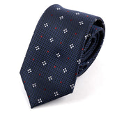 Navy Blue Eaton Poly Tie 7.5cm