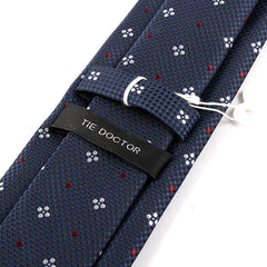 Navy Blue Eaton Poly Tie 7.5cm