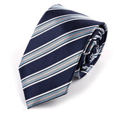 Wellington Blue Striped Tie 7.5cm