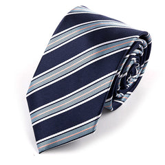 Wellington Blue Striped Tie 7.5cm
