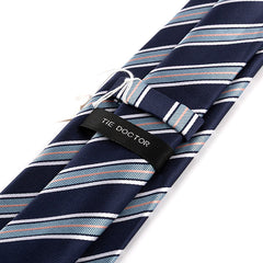 Wellington Blue Striped Tie 7.5cm