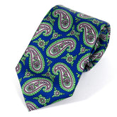 Blue & Green Capri Paisley IMS Tie 8cm