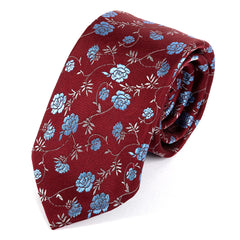 Red & Blue Floral Harmony IMS Tie 7.5cm