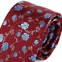 Red & Blue Floral Harmony IMS Tie 7.5cm