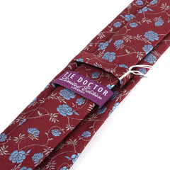 Red & Blue Floral Harmony IMS Tie 7.5cm