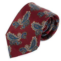 Jazz Club Red Paisley IMS Tie 8cm
