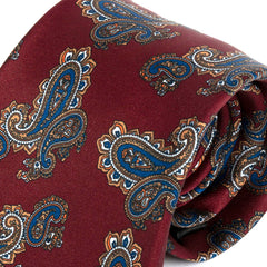Jazz Club Red Paisley IMS Tie 8cm