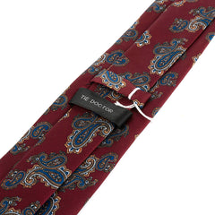 Jazz Club Red Paisley IMS Tie 8cm