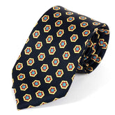 Blue & Red Hexagon Print IMS Tie 8cm