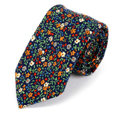 Blue Abena Multicoloured Floral Tie