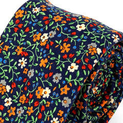 Blue Abena Multicoloured Floral Tie
