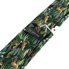 Cheetah Serengeti Print Tie 7cm