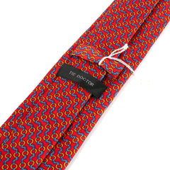Red Kennington Loop IMS Tie 8cm