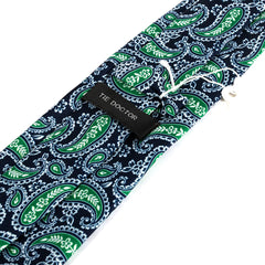Navy Blue Capri Paisley IMS Tie 8cm