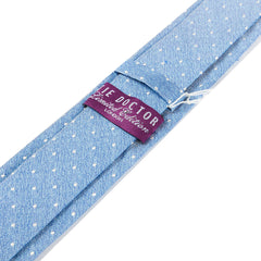 Blue Coastal Dot Silk Tie 5.5cm