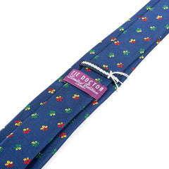 Blue Floral Bloom Silk Tie 7cm