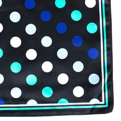 Blue Piccadilly Pop Pocket Square 33cm