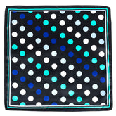 Blue Piccadilly Pop Pocket Square 33cm