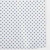 White Dotted Charm Pocket Square 30cm