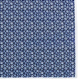 Blue Floral Blossom Pocket Square 30cm