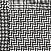 Jeri Black Houndstooth Pocket Square 30cm