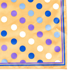 Brown Piccadilly Pop Pocket Square 33cm