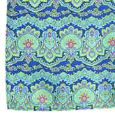 Blue & Green Paisley Volt Silk Pocket Square