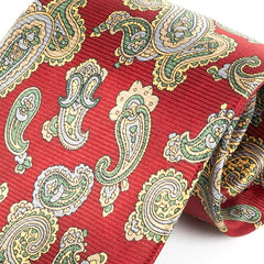 Red Firestone Paisley Silk Tie 8.5cm