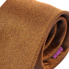 Burnt Orange Marl Silk Tie 8cm