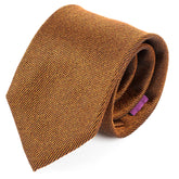 Burnt Orange Marl Silk Tie 8cm