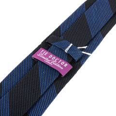 Ariyo Blue Striped Silk Tie 8cm